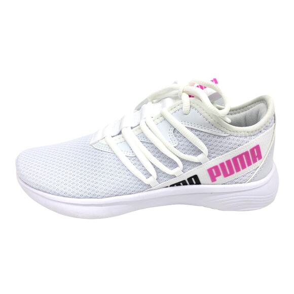 Puma Star Vital Lace Up Mesh Trainer Running Sneakers 6.5 Women's White & Pink - Picture 2 of 10